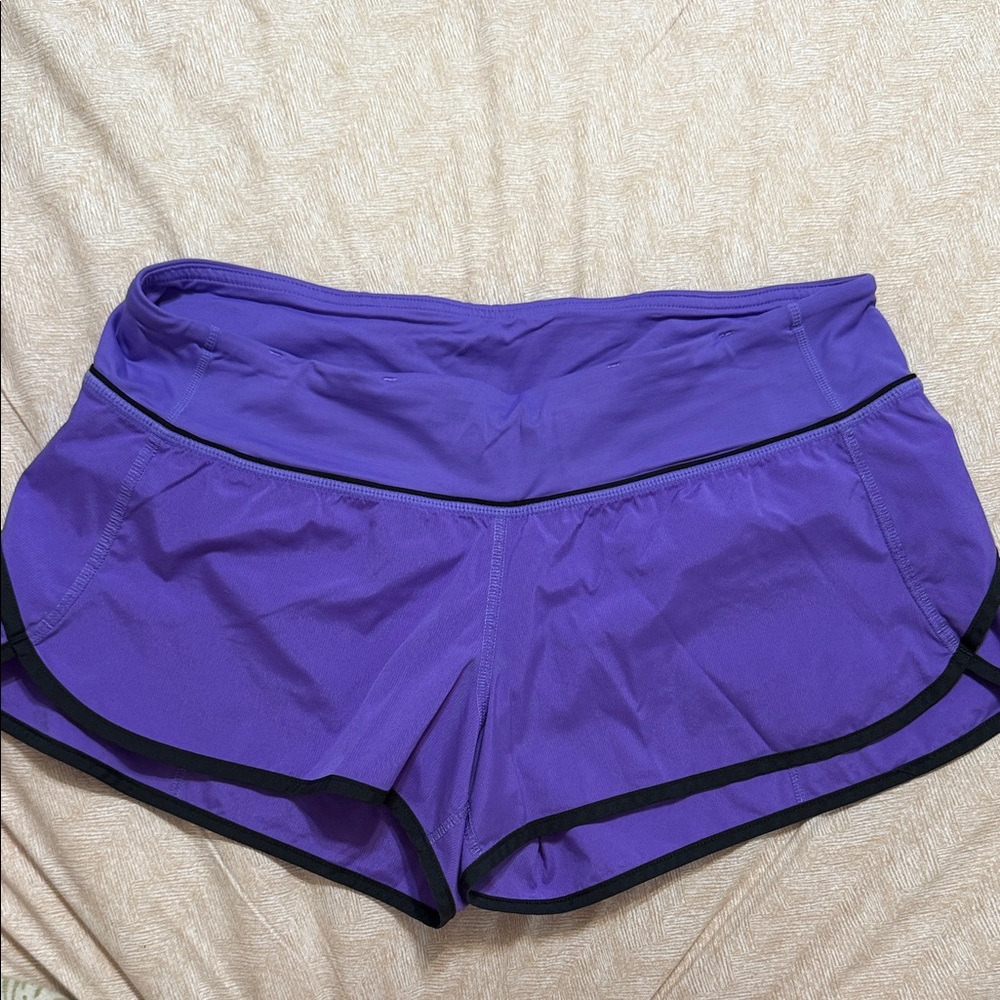 lululemon athletica Vibrant Purple Athletic Shorts